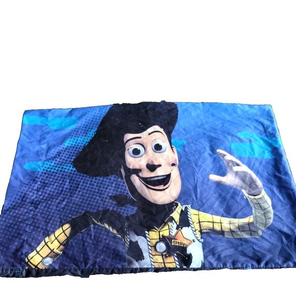 Disney Pixar Toy Story Buzz Lightyear & Woody Pillowcase Standard Size - Picture 2 of 2